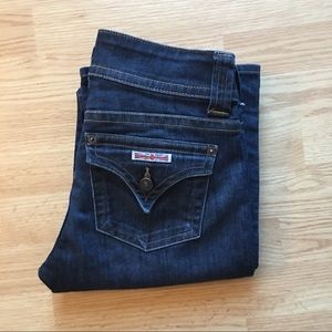 Distressed Boot Cut Hudson Jeans Size:28